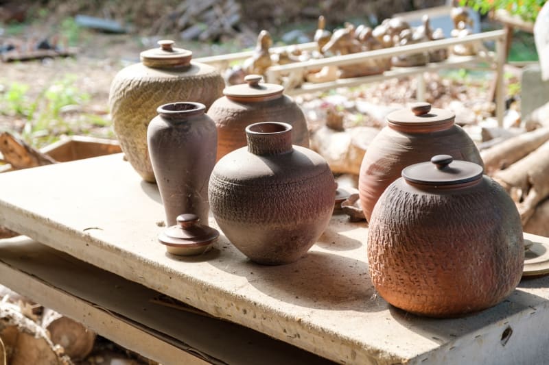 造訪添興窯，手捏陶作品